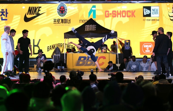 지난해 세계비보이대회=부천마루광장