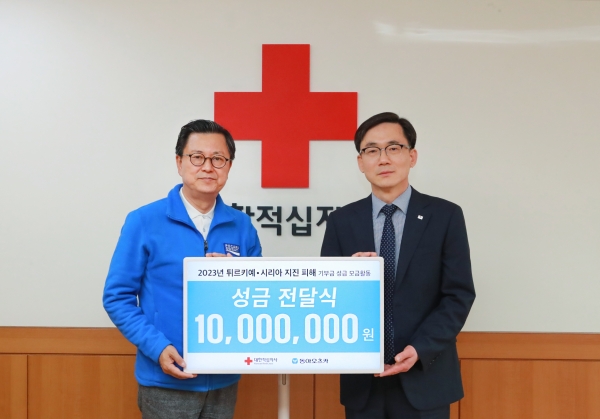 (좌) 조익성 대표이사 (우)이상천 사무총장