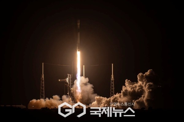 군 정찰위성 4호기 발사 직후 모습. 2025.4.22. (사진=국방부)