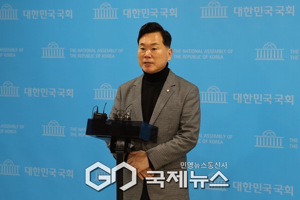 ▲국회 문화체육관광위원회 예산결산심사소위원회 소속 김승수 의원(국민의힘, 대구북구을)  사진=고정화 기자